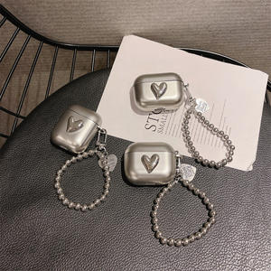 Étuis électrolytiques de luxe Lumei pour <span class=keywords><strong>Apple</strong></span> Airpods 1 <span class=keywords><strong>2</strong></span> 3 couverture mignonne pour <span class=keywords><strong>Apple</strong></span> Airpods <span class=keywords><strong>2</strong></span> <span class=keywords><strong>Air</strong></span> Pods Pro étui avec porte-clés - Product Image 1