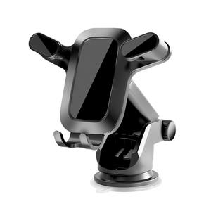 새로운 기계식 팔 중력 공기 배출구 자동차 전화 홀더 유연한 사일런트 나선형 후크 흡입 컵 전화 홀더 - Product Image 5