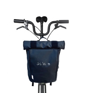 Bolsas de transporte delanteras impermeables AGEKUSL, mochila para bicicleta, cesta para bicicleta plegable <span class=keywords><strong>Brompton</strong></span> Royale Pikes - Product Image 1