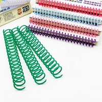 YPS Umwelt freundliches frisches Material Grüne Farbe PVC-Kunststoffs pulen ring Kunststoffs piralen zum Binden