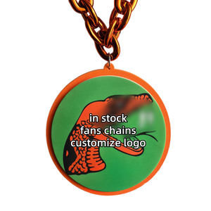 Collares de Moda al por Mayor con Logotipos de 32 Equipos Deportivos de EE. UU., Cadenas Grandes para Fanáticos, Collares de Espuma <span class=keywords><strong>EVA</strong></span> 3D, Joyería Hip Hop - Product Image 1