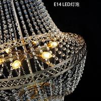LUYI Nouvelle Décoration de Mariage Lustre Rideau de Perles en Cristal Plaqué Métal Fer Forgé pour Événements de Mariage Décoration de Scène Luminaire de Plafond