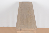 Table d'appoint de table console en bois massif récupéré arc de style shabby chic français