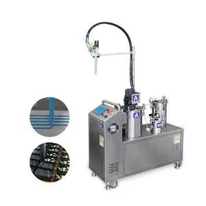 Liujiang mesin pengeluaran resin perekat epoksi lem AB presisi tinggi otomatis dua komponen dispenser lem otomatis