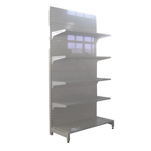 Проволочная сетка для хранения данных плоской задней панели односторонний 5-слойный чехол полки супермаркета на одной стороне полки для супермаркета - Product Image 2