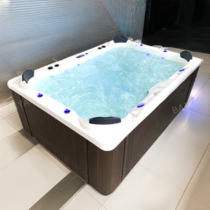 BY-5011 Lazy Spa Gran Exterior Independiente Hidromasaje Exterior Bañera Jakuzzy <span class=keywords><strong>Piscina</strong></span> de Hidroterapia <span class=keywords><strong>con</strong></span> Yacusi Jacuzzi al aire libre - Product Image 2