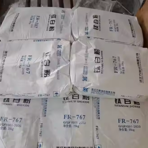 High Purity Titanium Dioxide Rutile <strong>Tio2</strong> R767 <strong>Price</strong> Per kg for Industrial Paint Powder - Product Image 1