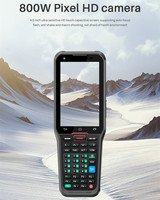Portable Android 10 GPS WIFI NFC 1D/2D Scanner de codes à barres PDA Clavier complet Entrepôt Logistique Express Paquet Collecteur de données PDA