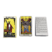 Vente en gros de cartes de tarot imprimées recto verso de haute qualité personnalisées Carte de jeu de tarot personnalisée avec boîte