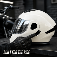 Casque de moto modulaire intégral pour le tourisme en plein air, casque modulaire unisexe, casque intégré inclus pour scooter électrique