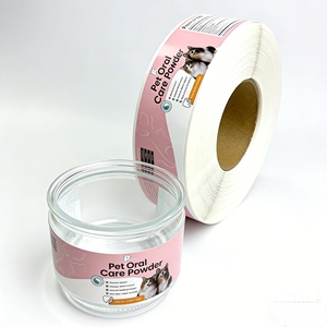 Etiquetas Laminadas Brillantes de Diseño Personalizado, Resistentes al Agua, para Latas de Comida para Mascotas, para Envasado de Comida para Perros y Gatos - Product Image 6