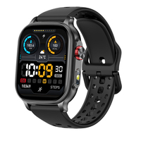 Montre connectée sport AK109, directement de l'usine, pour hommes et femmes, batterie 1400 mAh, écran HD 2.01 pouces, étanche IPX8, bracelet silicone, appels Bluetooth, plus de 100 modes sportifs.