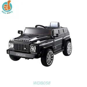 2016 new model kids ride on electric cars toy for wholesale, double door open, with mp3 port volume adjusting baby car WDB058