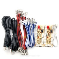 Kit DIY d'arcade à 2 joueurs Wintai-Tech, encodeur USB vers PC, joystick d'arcade, kit Sanwa, boutons de joystick, fabricant de joystick