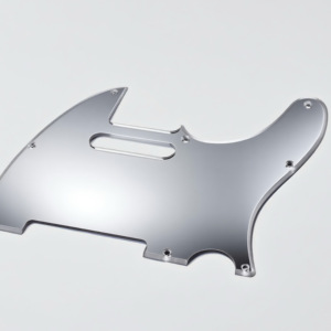 Battipenna Trasparente Oro a 8 Fori per Chitarra TL/Telecaster/Basso in Plastica - Product Image 4