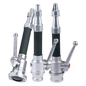 Buse à jet d'eau pour incendie - Buse de tuyau d'incendie en aluminium de 2,5 pouces pour la lutte contre les incendies industriels - Product Image 1