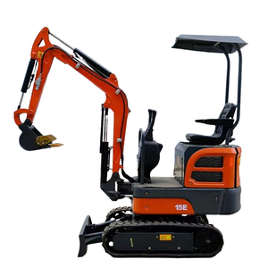 La miniexcavadora de 1,5 toneladas lista para enviar es cómoda y cómoda de operar, simple para huerto agrícola doméstico - Product Image 1