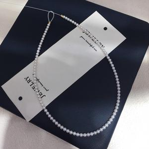 Dây chuỗi ngọc trai nước ngọt tròn SHDIYAYUN 3-7mm, màu trắng và xám 3-5A, ngọc trai tự nhiên dùng làm đồ trang sức - Product Image 3