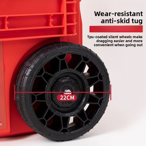 Grande <span class=keywords><strong>Valigia</strong></span> <span class=keywords><strong>Portautensili</strong></span> Elettrica a 6 Livelli con Ruote/Carrello <span class=keywords><strong>Portautensili</strong></span> Industriale Modulare in Plastica Rigida con Maniglia - Product Image 3