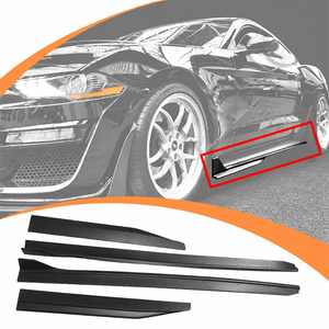 Jupes latérales en plastique PP de haute qualité pour Ford <span class=keywords><strong>Mustang</strong></span> 2015-2021, extensions de bas de caisse noires texturées - Product Image 5