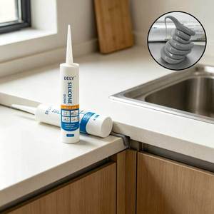 Scellant silicone neutre anti-moisissure transparent, imperméable et anti-vieillissement pour le <span class=keywords><strong>calfeutrage</strong></span> des portes, fenêtres et murs en verre - Product Image 4