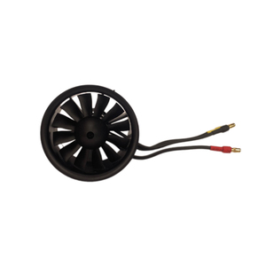 มอเตอร์ใบพัดควบคุมระยะไกลภายนอกสำหรับเครื่องบิน EDF แบบไร้แปรงถ่านขนาด64มม. 12ใบพัด - Product Image 5