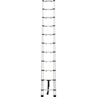 Échelle télescopique pliante en acier inoxydable, portable, antidérapante, durable, pour usage domestique, réglable