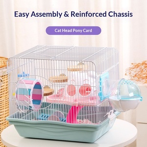 Cage à hamster <span class=keywords><strong>de</strong></span> luxe en fil <span class=keywords><strong>de</strong></span> fer double couche, grande et spacieuse, pour hamster syrien et nain, <span class=keywords><strong>vente</strong></span> en gros pour animaleries - Product Image 3