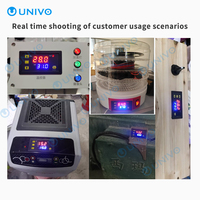 Thermostat en plastique UNIVO W3230 de haute qualité -50~120°C 12V 24V avec écran LCD, résolution 0,1°C, module d'interrupteur d'alarme à port série OEM