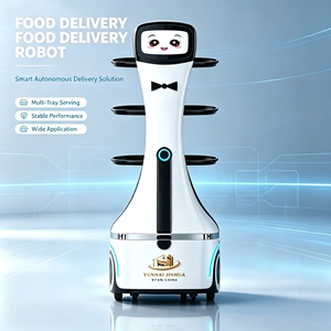 <span class=keywords><strong>Robot</strong></span> de service intelligent commercial |   <span class=keywords><strong>Robot</strong></span> de livraison de nourriture pour hôtel et <span class=keywords><strong>restaurant</strong></span>, économiseur de main-d'œuvre, <span class=keywords><strong>avec</strong></span> évitement automatique des obstacles - Product Image 1