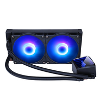 Refroidisseur liquide à miroir infini SAMA 240 mm ARGB Refroidisseur d'air pour processeur Refroidisseur d'eau pour processeur Refroidisseur Aio pour Intel AMD