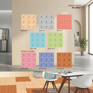 Azulejos de Cerámica para Piso 12x12, con Relieve Impreso por Inyección de Tinta, Acabado Digital Glaseado, Rectificados, Antideslizantes, de 5mm, para Baño - Product Image 2