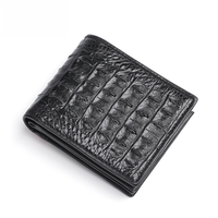 Dompet Kulit Buaya Pria, Dompet Koin Kulit Asli, Dompet Pendek Pria, Tempat Kartu Bisnis Kasual