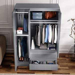 <span class=keywords><strong>ตู้</strong></span><span class=keywords><strong>เสื้อผ้า</strong></span>ไม้สีขา<span class=keywords><strong>ว</strong></span>สไตล์ร่วมสมัย <span class=keywords><strong>ราคา</strong></span>ประหยัด คุณภาพสูง ทนทาน พร้อมลิ้นชัก - Product Image 4