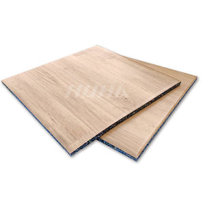 Suelo de goma de Pvc grano de <span class=keywords><strong>madera</strong></span> simulado gimnasio sin olor espumas piso impermeable piso de lujo azulejo de goma - Product Image 2