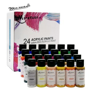 Profesional 24 colores pintura acrílica artista 60ml pigmento para colorear pintura acrílica para dibujar - Product Image 1