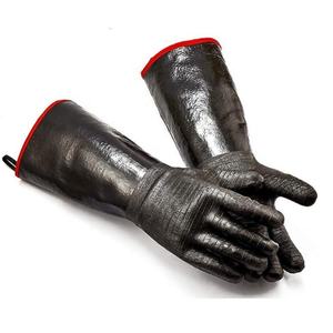 Gants de sécurité pour barbecue, four, résistants à la chaleur, en néoprène, antidérapants, pour fumoir, cuisine, barbecue - Product Image 2