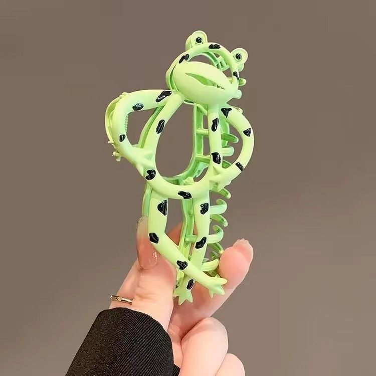 Funny Green <strong>Frog</strong> Hair Clips New Cartoon Animal Hair Band <strong>Accessories</strong> for Girls