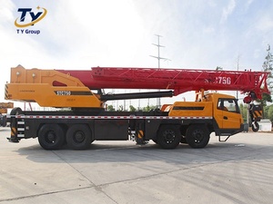 Grúa Móvil Hidráulica SANY STC750 de 75 Toneladas, Grúa de Camión para Elevación de Cargas Pesadas y Montaje de Estructuras de Acero - Product Image 1