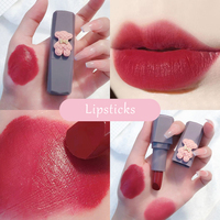 Set Lipstik Lip Tint Matte Vegan Mini Capsule Korea Grosir, Label Pribadi, Tahan Air