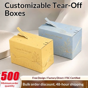 Cajas de Envío Personalizadas con Adhesivo Removible para Cosméticos, Directo de Fábrica, MOQ Bajo - Product Image 1