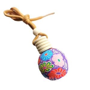 Bouteilles diffuseurs de parfum vides en argile polymère de 8 ml et 10 ml, pendentifs suspendus pour voiture - Product Image 4