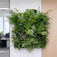 Panneau mural végétal artificiel haut de gamme de 120 cm pour la décoration intérieure