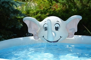 สระน้ำเป่าลมรูปช้าง 3 มิติ ยี่ห้อ Jilong Avenli รุ่น 17821 สำหรับเด็ก ขนาด 2.05ม. x 47ซม. ผลิตจาก PVC ทนทานต่อรังสียูวี - Product Image 3