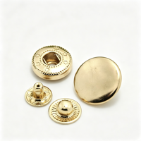 Boutons-pression en cuivre métallique haut de gamme, quatre parties, petits, mini, blancs, sans couture, pour vêtements de poupées DIY, petits portefeuilles, Zhejiang