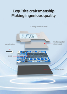 16S 50A 18650 Lithium Ion Battery Pack 48V BMS e-xe đạp PCB <span class=keywords><strong>PCM</strong></span> Board cần thiết BMS cân bằng sạc mạch bảo vệ cao - Product Image 3