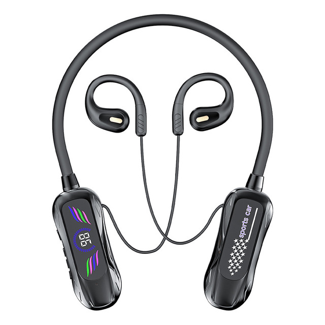 Neckband Wireless for Earphones Active Noise-Canceling for 5.4 Ultra-Long Battery Life Life Waterproof Sport Headphones