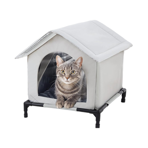 בית לחיות מחמד בית לחיות מחמד חיצונית 11 ק ג גור מחסה לחתולים פנים/חיצוני מבודדים חתול בר מחסה בד oxford קל - Product Image 1