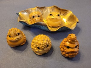 Sculpture d'art en laiton, crapaud doré, artisanat d'art, ornements en <span class=keywords><strong>cuivre</strong></span>, décoration de la maison - Product Image 6