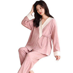 <span class=keywords><strong>Pijamas</strong></span> para Mujeres Embarazadas, Primavera <span class=keywords><strong>y</strong></span> Otoño, Ropa de Maternidad Posparto, Ropa de <span class=keywords><strong>Lactancia</strong></span>, Conjunto de Dos Piezas, Ropa Holgada para el Hogar - Product Image 1